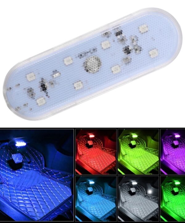 USB-C / Type-C Colorful Touch Switch Control Car Foot Ambient Light