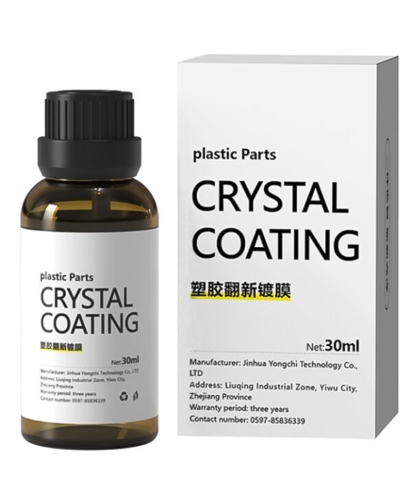 Car Crystal Plating Plastic Refurbishment Fluid, Capacity: 30ml