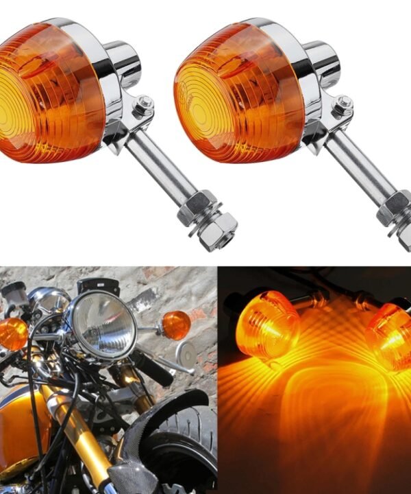 2pcs For Honda CT90 XL100 CM125 CB400 CB750 Motorcycles LED Turn Signal Light