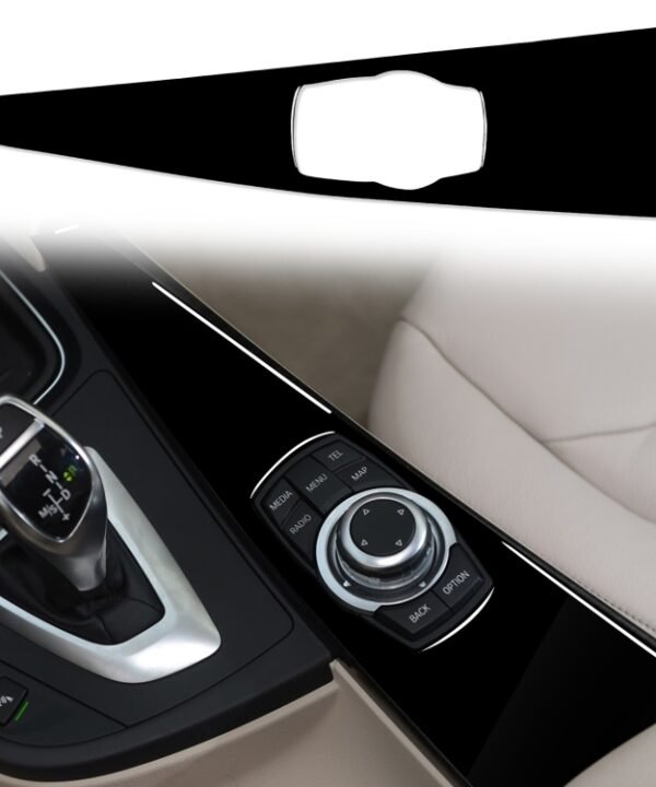 Car Left Drive Multimedia Panel Decorative Sticker for BMW Series 3 F30 2013-2018 / Series 3GT F34 2014-2018 / Series 4 F33 F34 F36 2014-2018, For Series 3 F30 / 3GT F34 / 4 F33 F34 F36, Left Drive