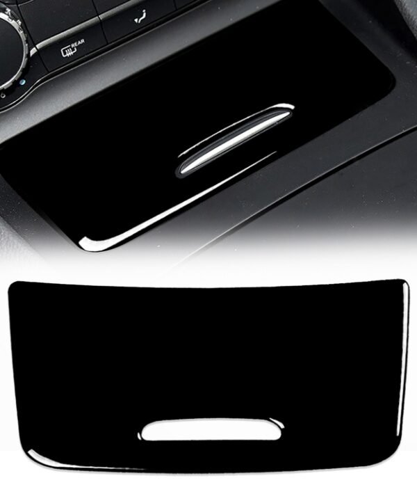 Car Central Storage Box Cover Decorative Sticker For Mercedes-Benz A-class 2013-2018 / CLA 2013-2017 / GLA 2015-2018, Left and Right Drive Universal, For A-class 2013-2018, Storage Box Cover