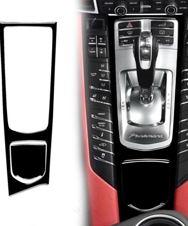 Car Left Drive Central Multimedia Panel Decorative Sticker For Porsche Panamera 2010-2016, For Panamera 2010-2016, Multimedia Panel, Left Drive
