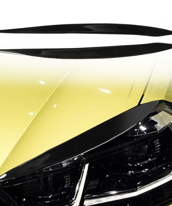 Pair Car Lamp Eyebrow Soft Decorative Sticker for Volkswagen Golf 7 / 7.5 2013-2018, For Volkswagen Golf 7 / 7.5 2013-2018