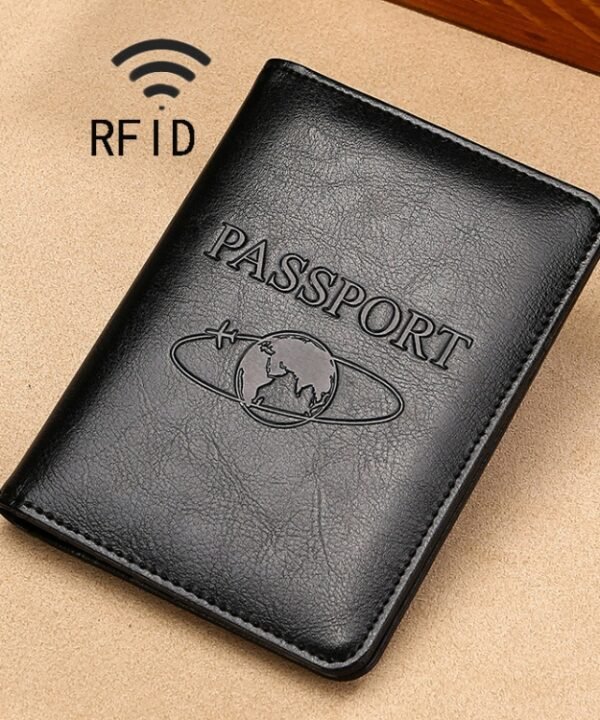 TP-8296 Multi-functional RFID Leather Travel Passport Holder
