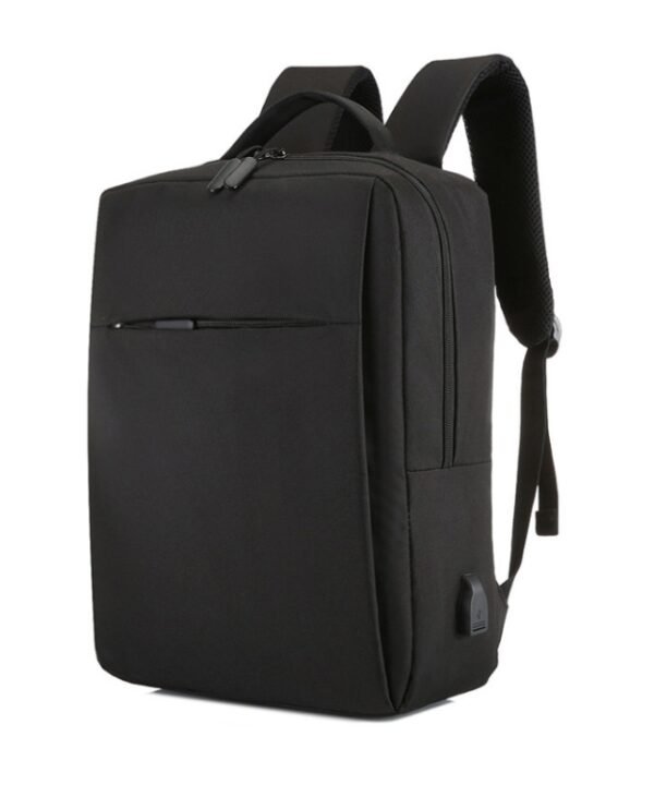 POFOKO Large-capacity Waterproof Oxford Cloth Business Casual Backpack with External USB Charging Design for 15.6 inch Laptops