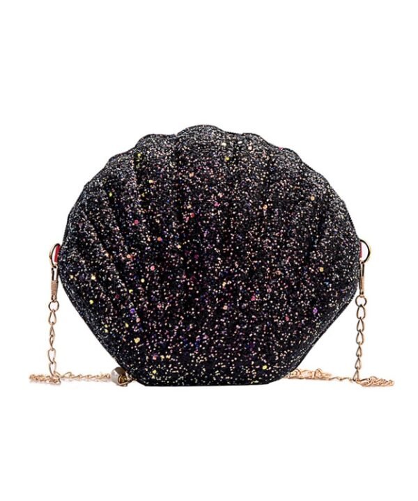 Shell Shape Fashion Sequined Single Shoulder Crossbody Bag