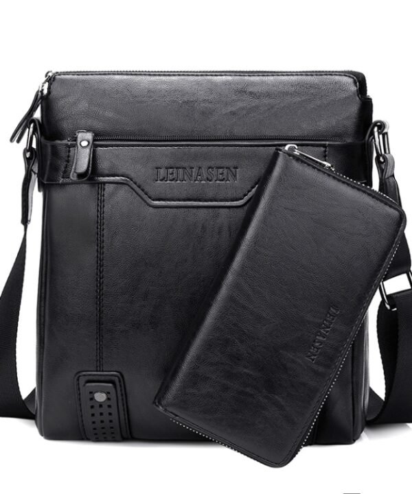 WEIXIER 15036 Multifunctional Men Business Messenger Bag Single Shoulder Bag with Handbag