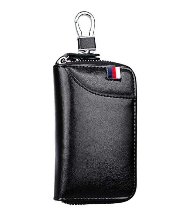 9102 Multi-function Waist Hanging Leather Zipper Wallet Keys Holder Bag