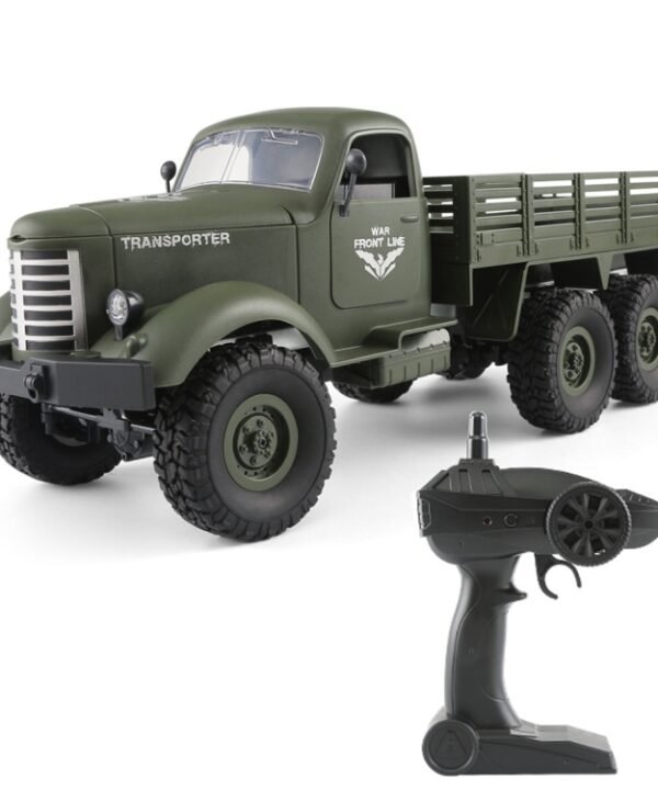 JJR/C Q60 Transporter-1 Full Body 1:16 Mini 2.4GHz RC 6WD Tracked Off-Road Military Truck Car Toy, Q60
