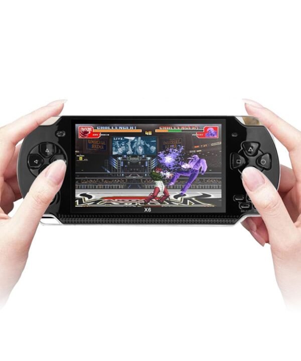 X6 4.3 inch Screen Retro Portable Game Console with 3MP Camera, Built-in 10000 Games, Supports E-book / Recording / Music Playing / Video Playing, X6