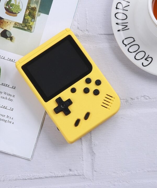 MK500 Macaron Mini Retro Classic Handheld Game Console for Kids Built-in 500 Games, Support AV Output, MK500 / Yellow, MK500 / Pink, MK500 / Green, MK500 / Grey, MK500 / Blue