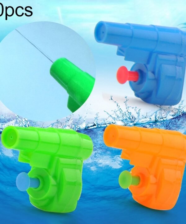 10 PCS Children Water Toys Mini Plastic Shooting Water Gun, Random Color Delivery