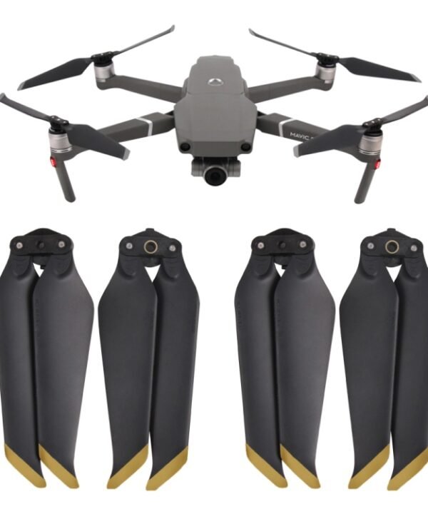 2 Pairs 8743F Low Noise Quick-release Propellers for DJI Mavic 2 Pro / Zoom, For DJI Mavic 2  2 Pairs Gold, For DJI Mavic 2  2 Pairs Silver
