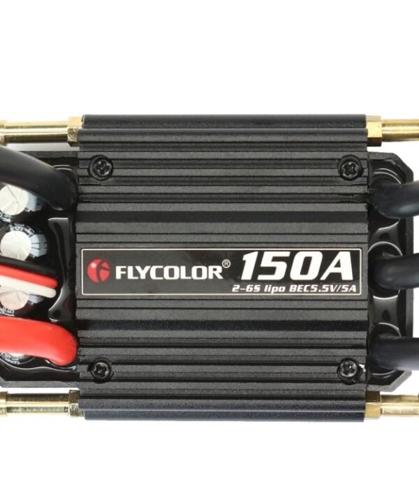 Flycolor Flymoster Series 150A 2-6S Waterproof Electronic Speed Controller for RC Boat