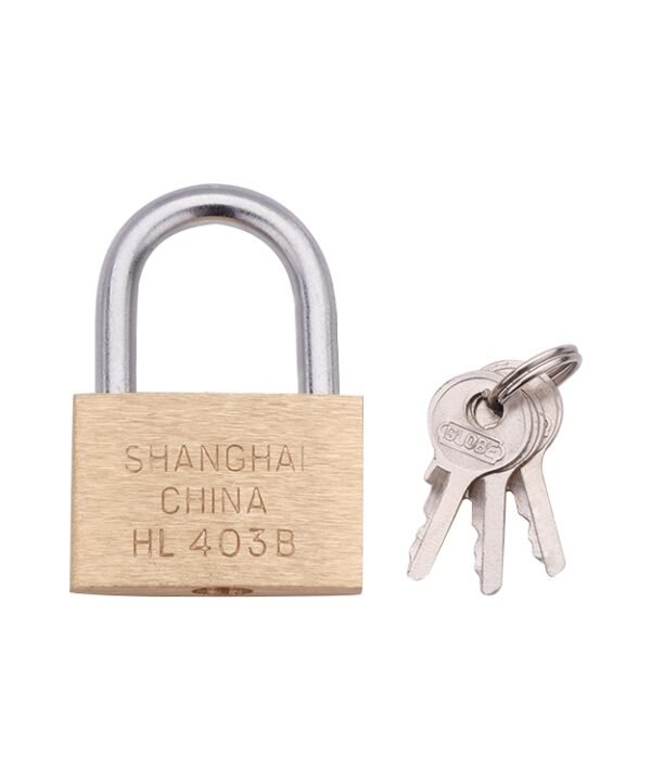 Copper Padlock Small Lock, Style: Short Lock Beam, 30mm Not Open