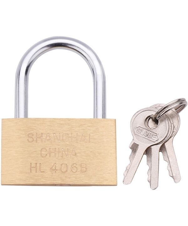 Copper Padlock Small Lock, Style: Short Lock Beam, 60mm Not Open