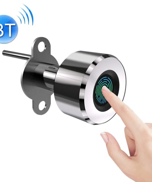T23FB Micro USB Charging Zinc Alloy Smart Fingerprint + Bluetooth Triple Linkage Open Drawer Lock File Cabinet Lock