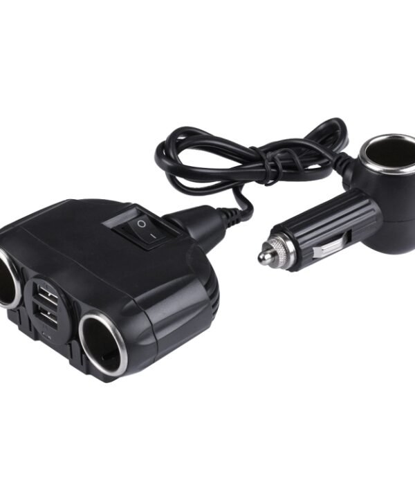 Olesson 2.1A / 1A Dual-USB Ports Car Cigarette Lighter Socket Car Charger