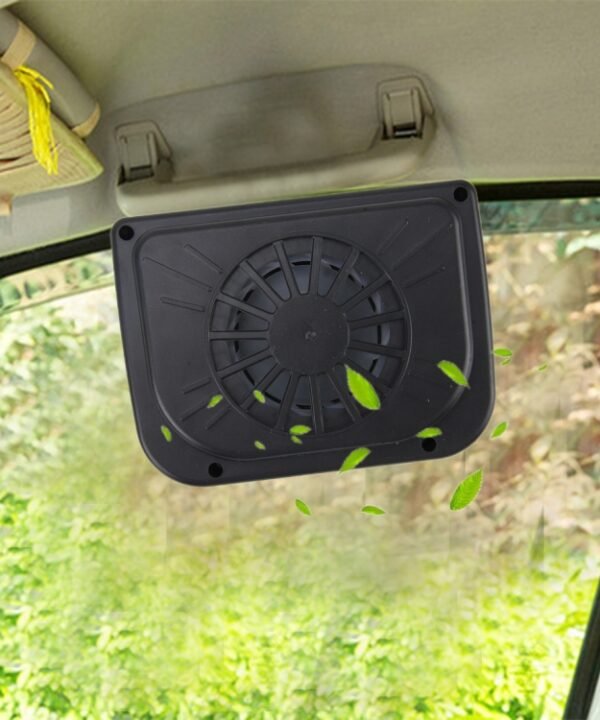 Solar Car Windshield Automatic Cooling Fan Car Cooling Fan Air Vent Auto Fan Solar Car Auto Cool Fan Cooler Vehicle Air Vent Radiator with Rubber Strip