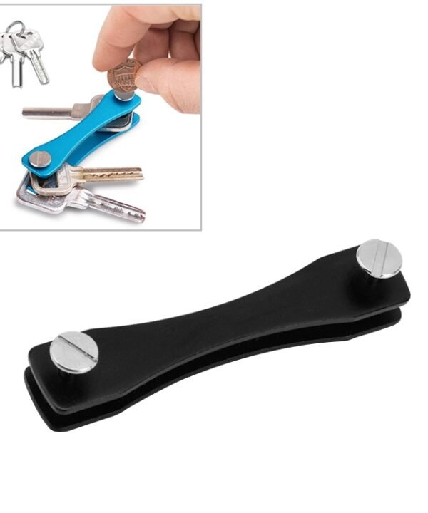 Portable Metal Key Storage Clip, (Black), (Orange), (Pink), (Green), (Grey), (Blue), (Red)