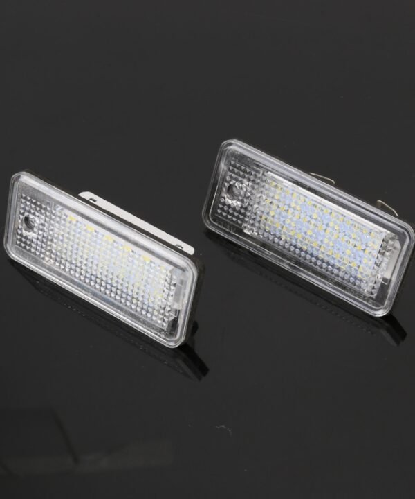 2 PCS License Plate Light with 18 SMD-3528 Lamps for Audi