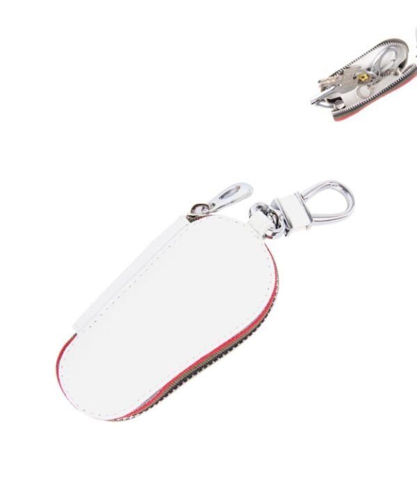 Universal Leather Crocodile Texture Waist Hanging Zipper Wallets Key Holder Bag (No Include Key), Crocodile Texture
