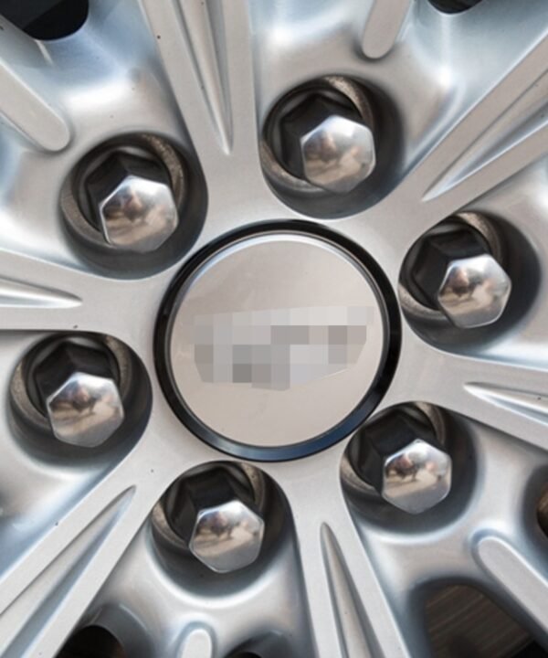 4 PCS Car Aluminum Wheel Hub Deroration Ring For Cadillac