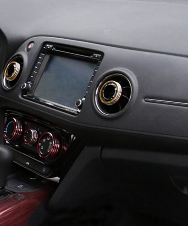3 PCS Car Aluminum Air Conditioner Knob Case For Honda, For Honda(Gold), For Honda(Blue), For Honda(Red)