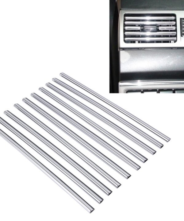 10 PCS SHENHAO AD-0834 Auto Car Air Vent Moulding Trim Decoration Strip