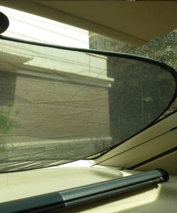 Car Window Foldable Shade for Back Blocks UV Rays with Suction Cups