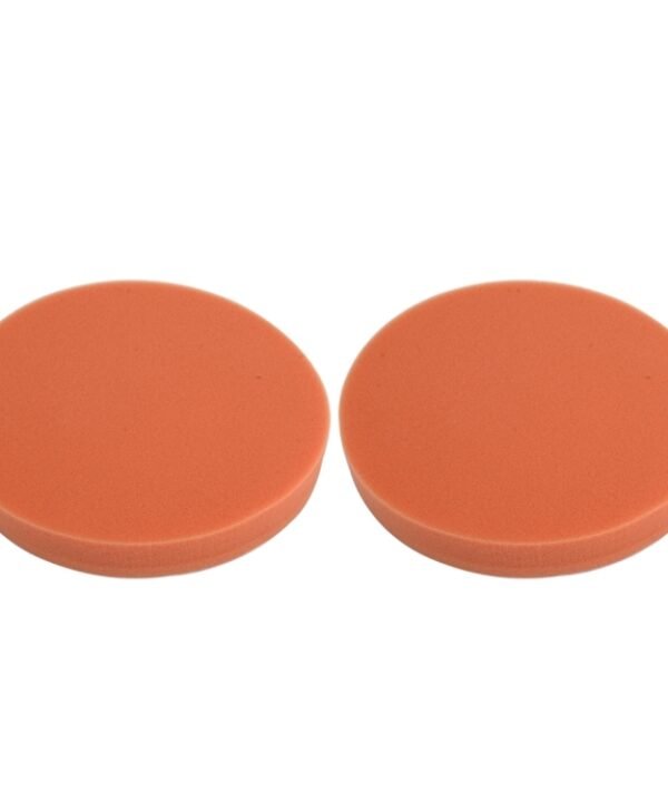 2 PCS Car Wax Sponge Round Shape Sponge High-density Waxing Sponge，Size:18.5 x 18.5cm