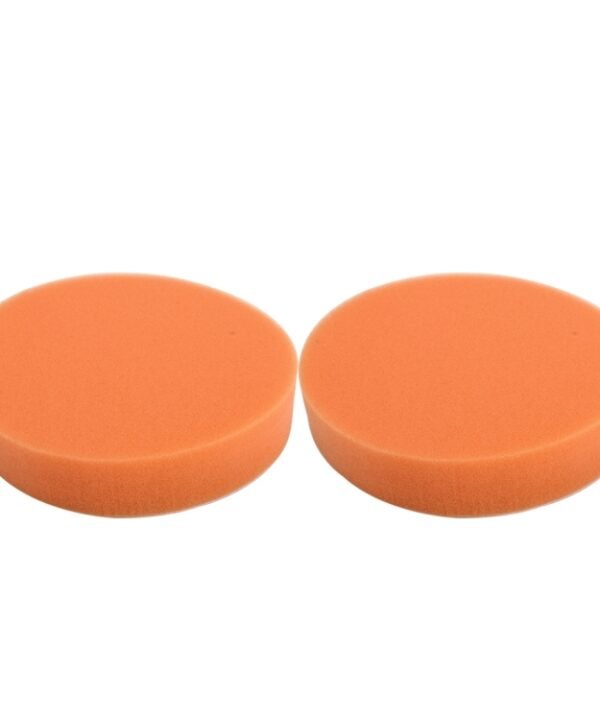 2 PCS Car Wax Sponge Round Shape Sponge High-density Waxing Sponge，Size:12.5 x 12.5cm
