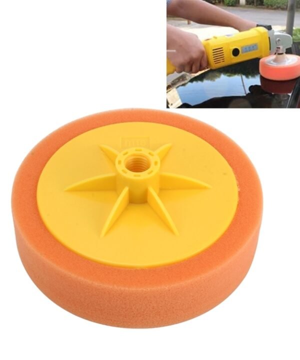 Polishing Disc Car Polishing Machine Dedicated Sponge Wheel Wax Polishing Sponge Decontamination Sponge,Screw Hole Diameter:16mm