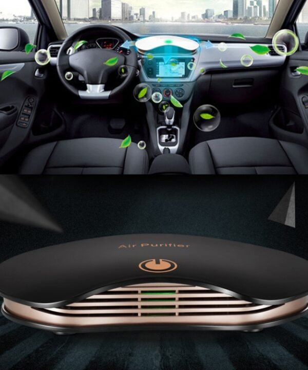 BL-001 Car / Household Smart Touch Control Air Purifier Negative Ions Air Cleaner, BL-001(Black), BL-001(White)