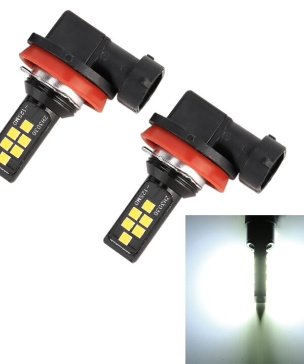 2 PCS H11 DC9-16V / 3.5W / 6000K / 320LM Car Auto Fog Light 12LEDs SMD-ZH3030 Lamps, with Constant Current, H11