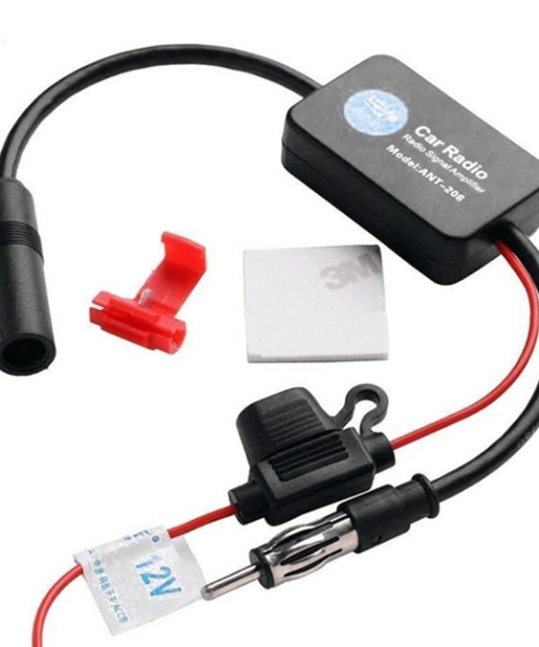 Universal 12V Radio FM Antenna Signal Amp Amplifier Booster for Marine Car Vehicle Boat 330mm FM Amplifier