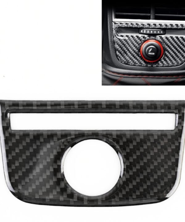 Car Carbon Fiber Rear Air Outlet Decorative Panel for Audi A3 2014-2018