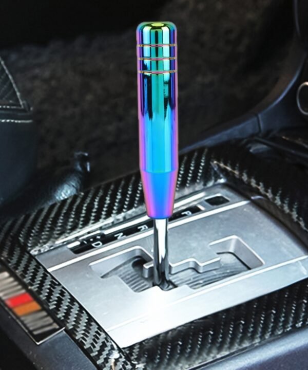 Universal Colorful Long Strip Shape Car Gear Shift Knob Modified Shifter Lever Knob, Length: 18cm