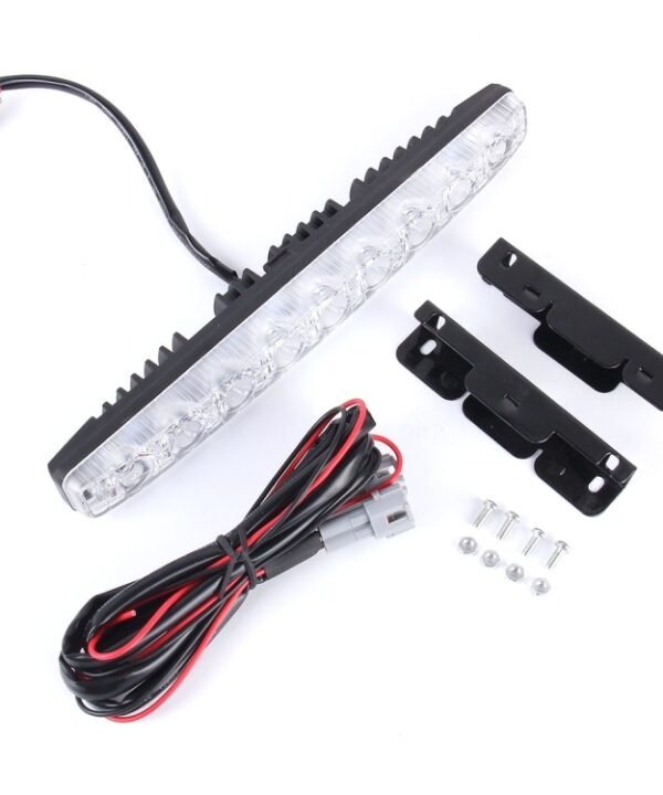 2 PCS LD-008 5730-9SMD 15W 1500 LM 7000K White Light  Daytime Running Light.DC 12V