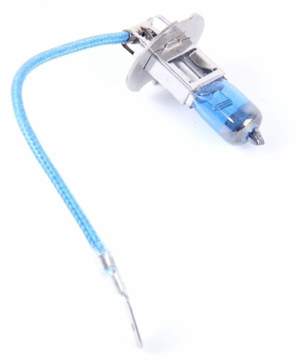 2 PCS H3  Halogen Head Lamp 12V 100W 2400 LM 5000K Warm White Light