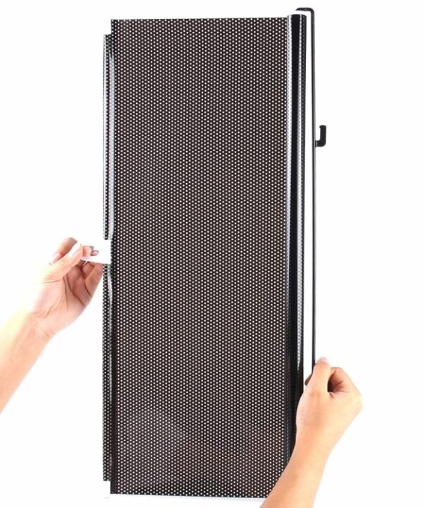 Foldable Car Insulation Curtain,Black,Size: 125 x 58cm