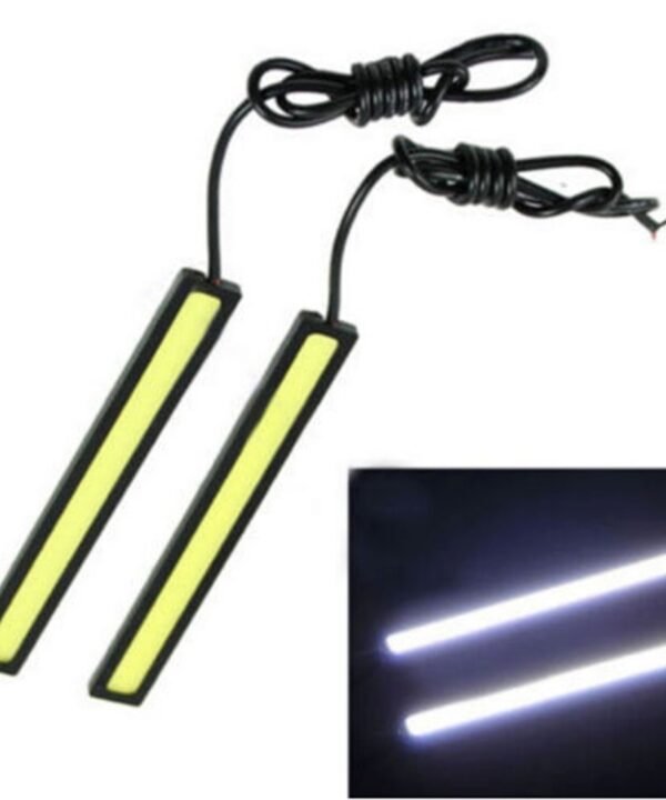 2 PCS 6W 400 LM 6000K DRL COB White Light Bar Car Light Source Waterproof Daytime Running Lights, DC 12V