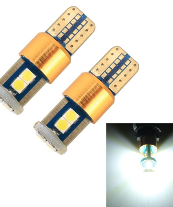 2 PCS T10 / W5W / 168 / 194 DC12V / 1.6W / 6000K / 130LM 6LEDs SMD-3030 Car Clearance Light, 6LEDs SMD-3030
