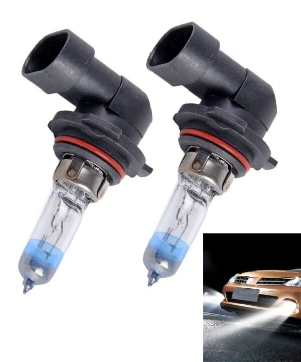 2 PCS 9006 Halogen Head Lamp 12V 55W 1700 LM 4300K  Warm White Light
