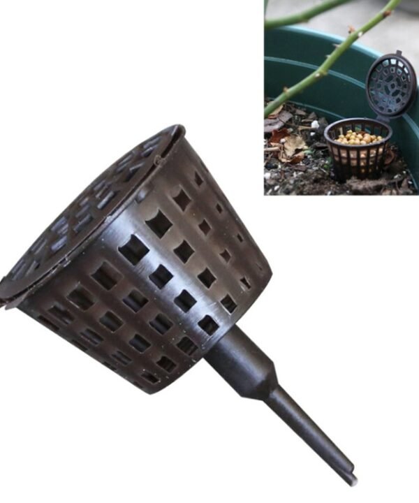 10PCS Bonsai Tools Gardening Products Gardening Tools Bonsai Fertilizer Boxes with Cover, Large Size: 6 x 4cm