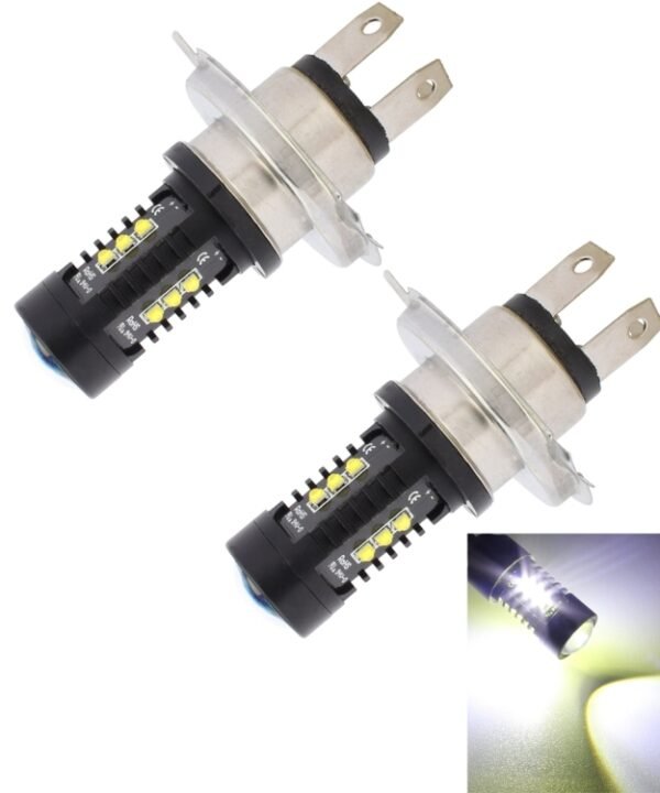 2 PCS MZ 10W 1080 LM 5500K H4 12 XB-D LED Car Headlights Driving Lamps, DC 12-24V, H4 10W