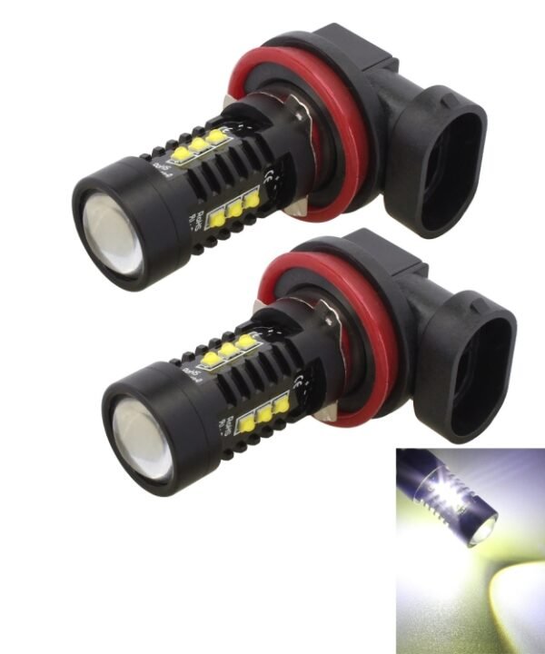 2 PCS MZ 10W 1080 LM 5500K H8/H11 12 XB-D LED Car Front Fog Lights Car Car Fog Light Auto Daytime Running Lights, DC 12-24V, H8/H11