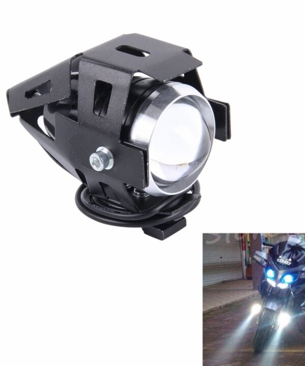 U5 10W 1000LM CREE LED External Motorcycle Headlight Lamp, DC 12-80V, U5 10W 1000LM White Light