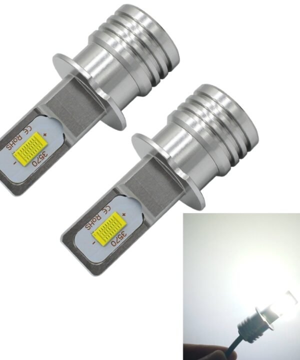 2 PCS H3 72W 1000LM 6000-6500K Super Bright Car Fog Light LED Bulbs, DC 12-24V, H3