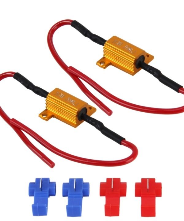 2 PCS Car Canbus Error Canceller Decoder Load Resistor LED 10W 39 Ohm No Blinking Decoder